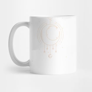 Golden Moon and Stars Mug